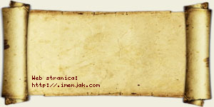 David Adamac vizit kartica